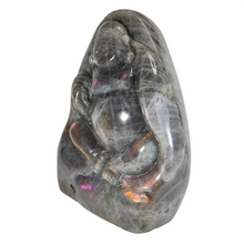 Load image into Gallery viewer, Purple Labradorite Buddha # 153
