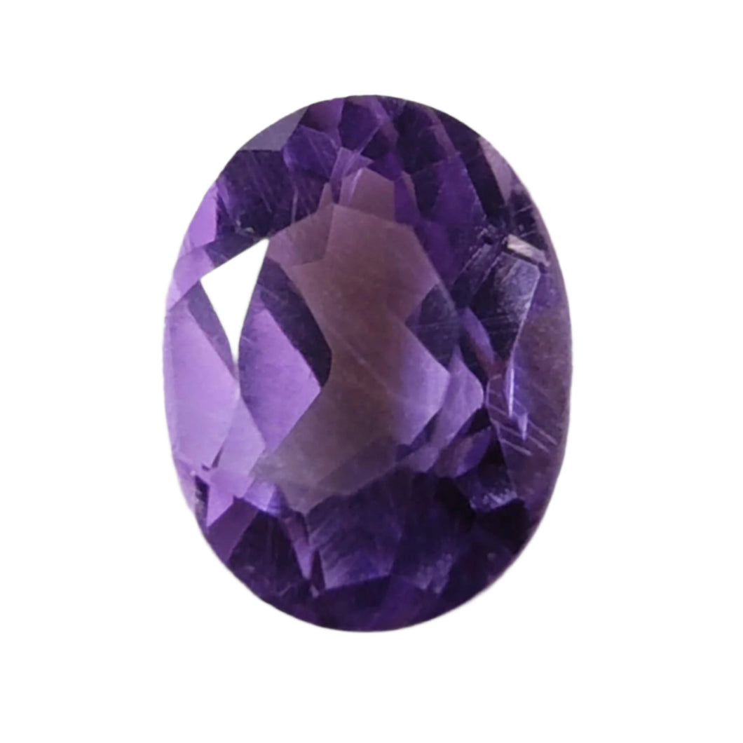 Amethyst Oval Cut Gemstone