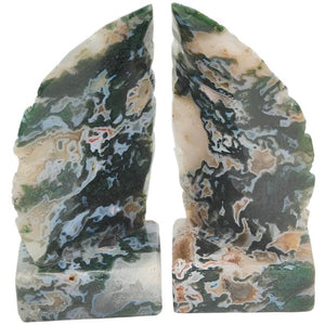 X-MAS SALE - Moss Agate Wings XL # 140