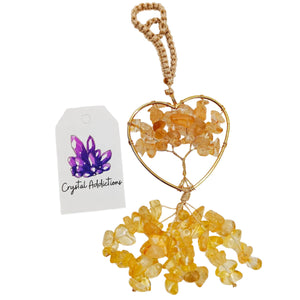 Tree of Life Heart Hanger