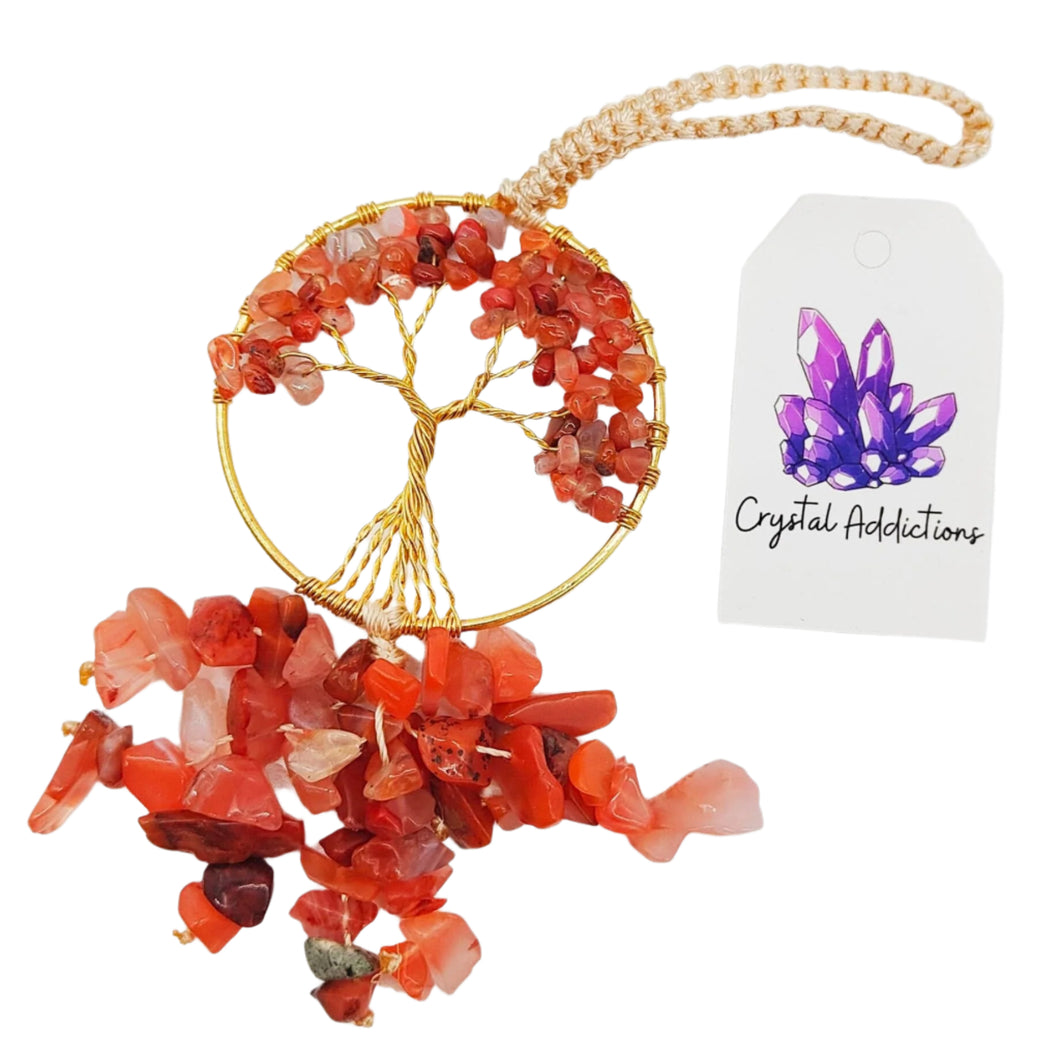 Carnelian Tree of Life Hanger