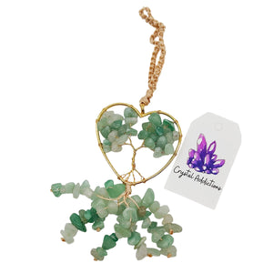 Tree of Life Heart Hanger