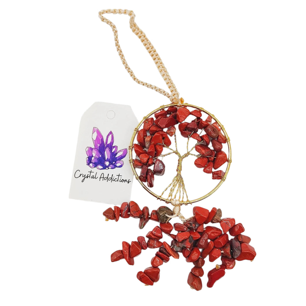 Red Jasper Tree of Life Hanger