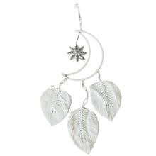 Load image into Gallery viewer, Macrame Moon Leaf Star Dream Catcher
