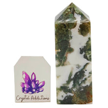 Load image into Gallery viewer, Moss Agate Point # 184
