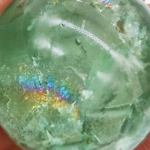 Rainbow Fluorite Sphere # 84