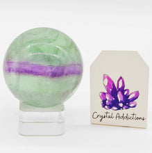 Load image into Gallery viewer, Rainbow Fluorite Sphere # 80
