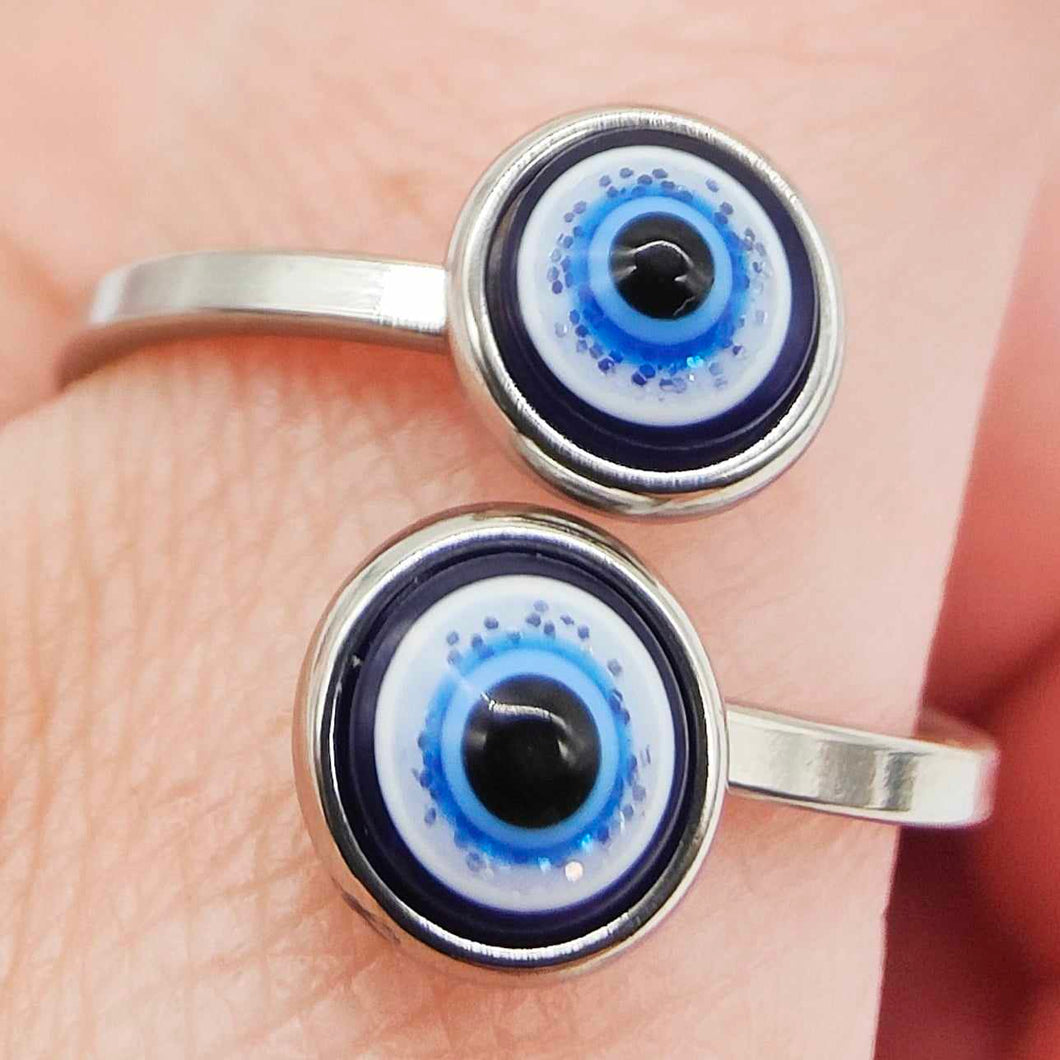 Evil Eye Adjustable Ring