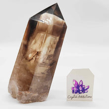 Load image into Gallery viewer, Smoky Quartz + Citrine  + Blue Needle Feather Point #99
