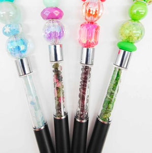 Beadable Crystal Chip Pens