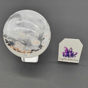 Dendritic Quartz Sphere w/Star # 105