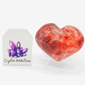 Fire Quartz Heart # 82