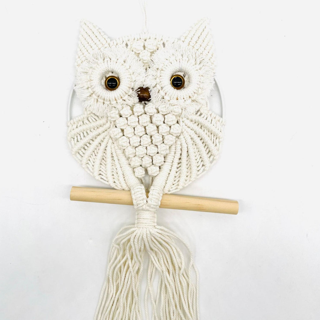 Owl Macrame Hanger