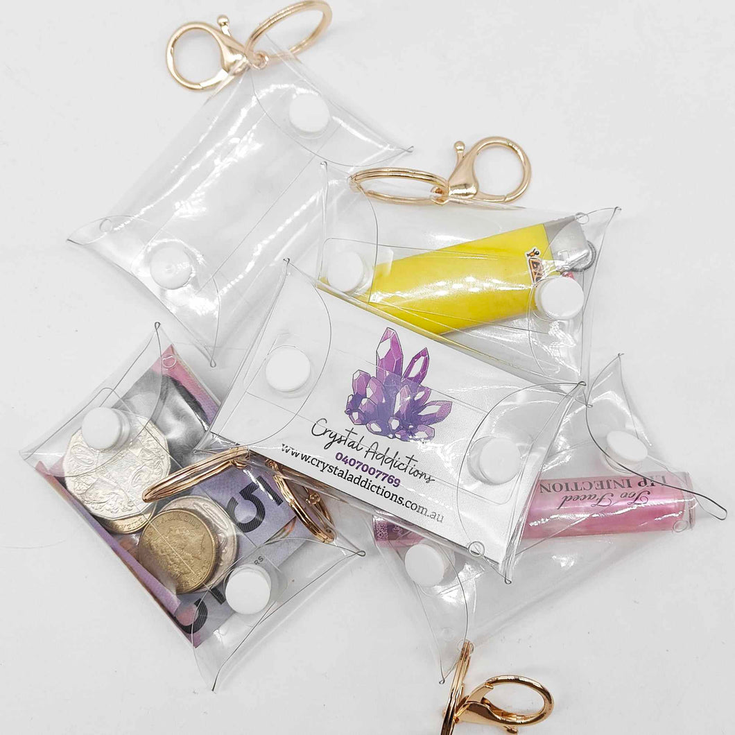Clear Pouch Keyring
