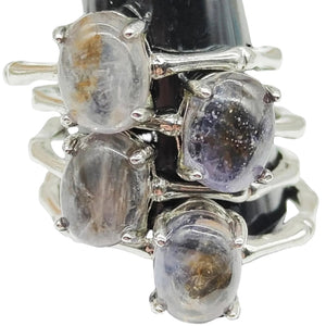 Iolite Adjustable Ring