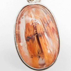 Copper Rutile Sterling Silver Pendant # 43