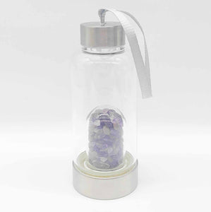 Amethyst Chip Water Bottle Small #15