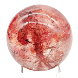 Fire Quartz Sphere # 156