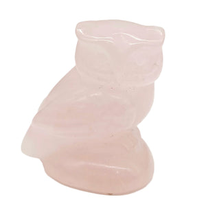 Rose Quartz Owl # 104