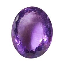 Load image into Gallery viewer, Amethyst Dark Oval Cut Gemstone
