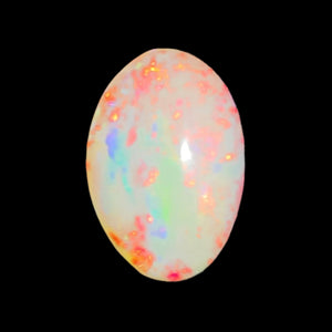 White Opal Oval # 44