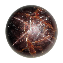 Load image into Gallery viewer, Garnet Sphere with Star # 92
