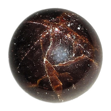 Load image into Gallery viewer, Garnet Sphere with Star # 92
