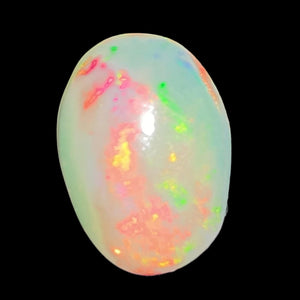 White Opal Oval # 154