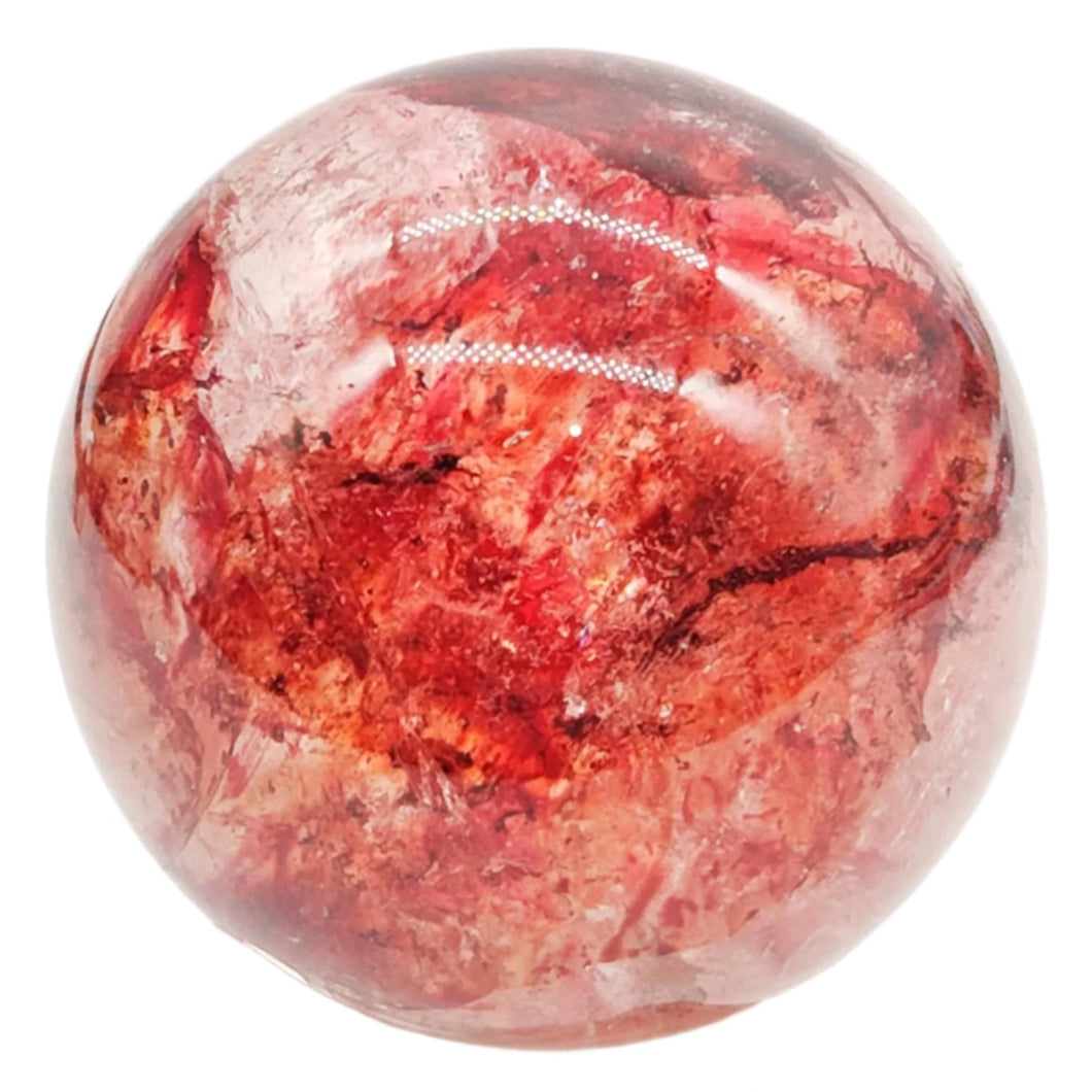 Fire Quartz Sphere # 156