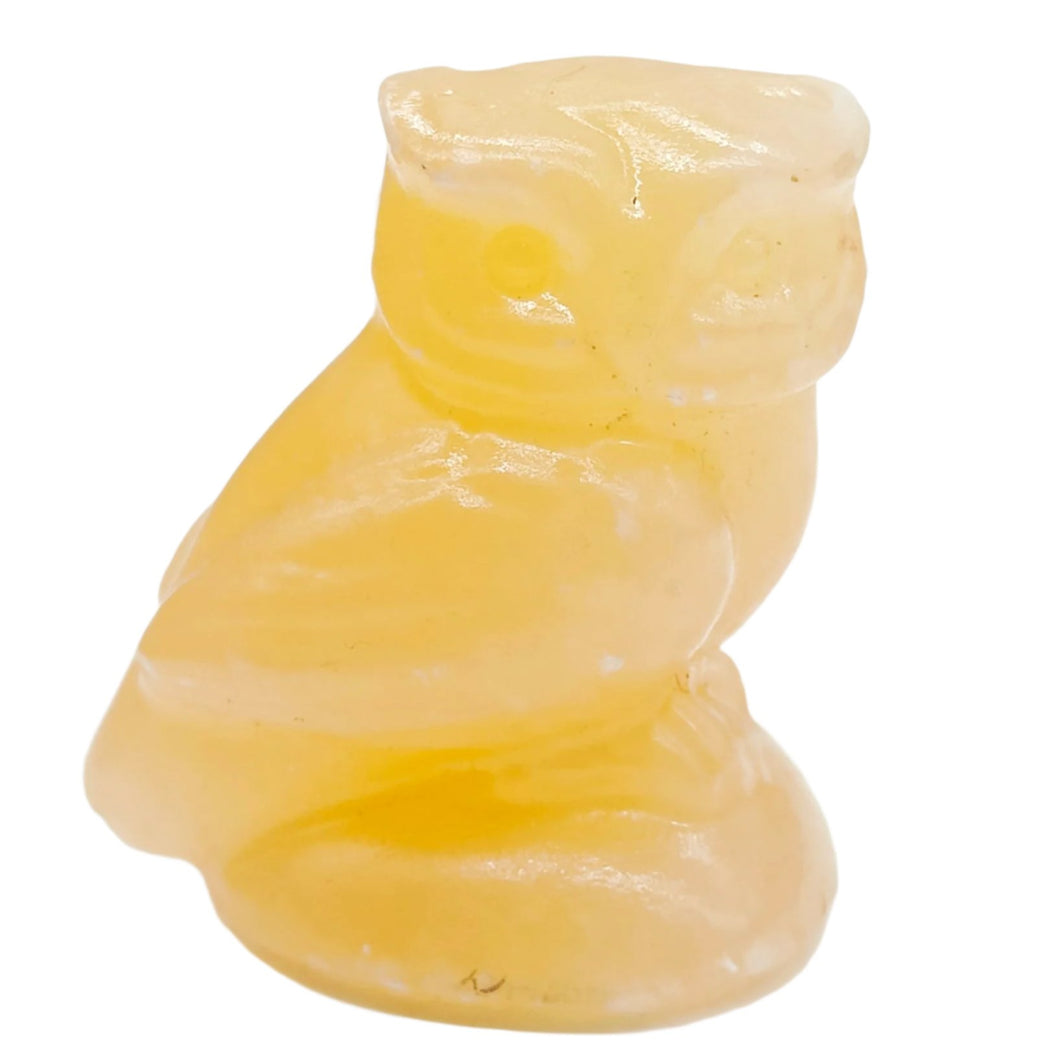 Orange Calcite Owl P.I # 102