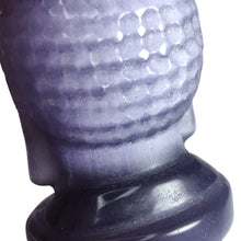 Load image into Gallery viewer, Purple Cat's Eye Buddha Head # 83
