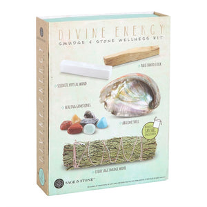 Divine Energy - Smudge & Stone Wellness Kit