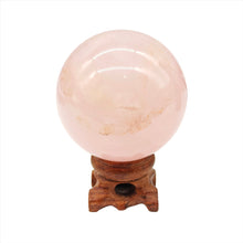 Load image into Gallery viewer, Rose Quartz Sphere + Star # 87
