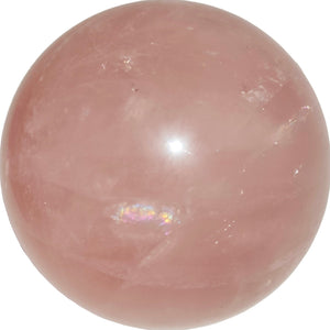 Rose Quartz Sphere + Star # 191