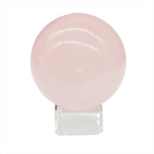 Load image into Gallery viewer, Rose Quartz Sphere + Star # 89
