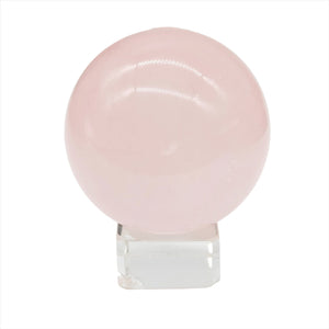 Rose Quartz Sphere + Star # 89