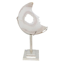 Load image into Gallery viewer, Druzy Agate Moon + Stand # 44
