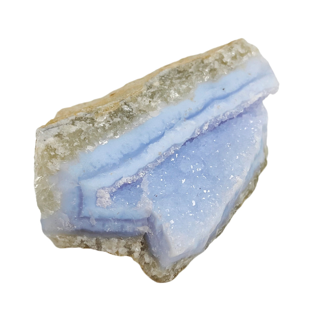 Blue Lace Agate Raw Specimen # 101