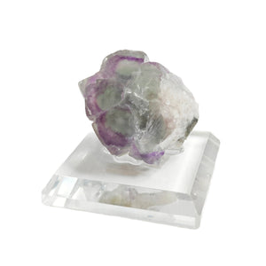 Cubic Fluorite + Candle Quartz Specimen # 20