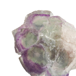 Cubic Fluorite + Candle Quartz Specimen # 20