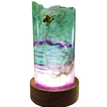 Load image into Gallery viewer, Rainbow Fluorite Lamp # 146
