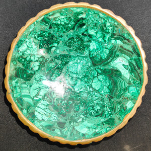 Malachite Bowl # 39