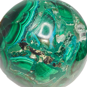 Malachite + Chrysocolla Sphere # 36