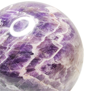 Chevron Amethyst Sphere # 139