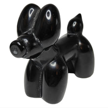 Load image into Gallery viewer, Golden Sheen Obsidian Balloon Dog # 81
