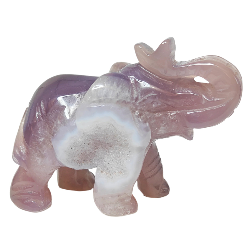 Agate Druzy Elephant # 50