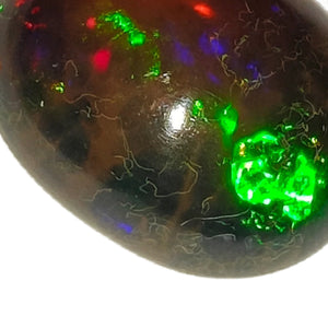 Black Fire Opal Oval # 177