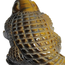 Load image into Gallery viewer, Tiger's Eye Crocodile # 57
