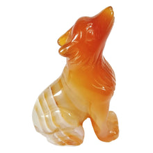 Load image into Gallery viewer, Carnelian Wolf # 132
