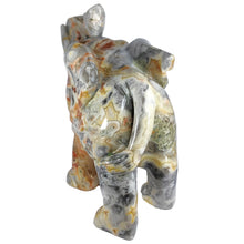 Load image into Gallery viewer, Crazy Lace Agate Elephant XL # 172
